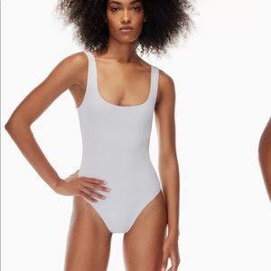 ARITZIA BABATON tank bodysuit in dream blue size S